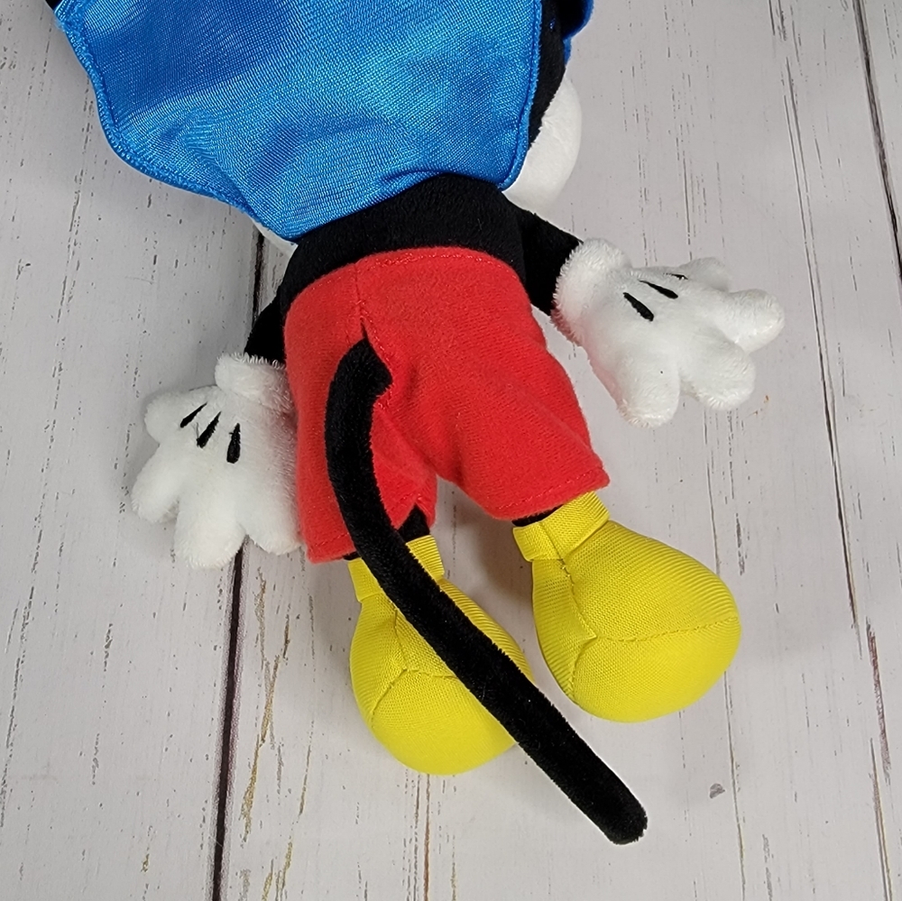 Hallmark Disney Mickey Mouse Super Hero Vintage Plush Stiffed Toy Small - Picture 10 of 12
